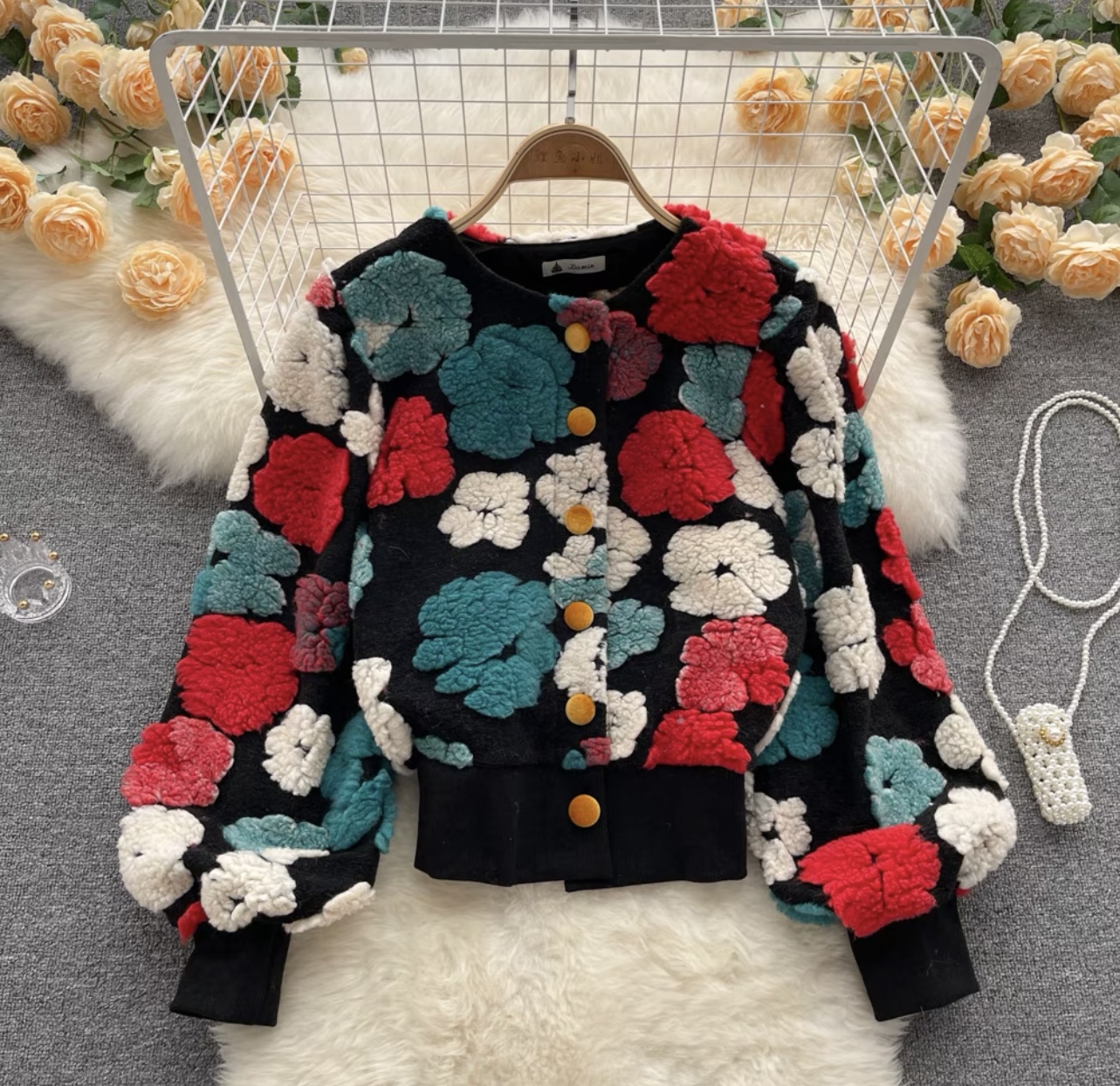 Night in Denver embroidery sweater SZZ811 images